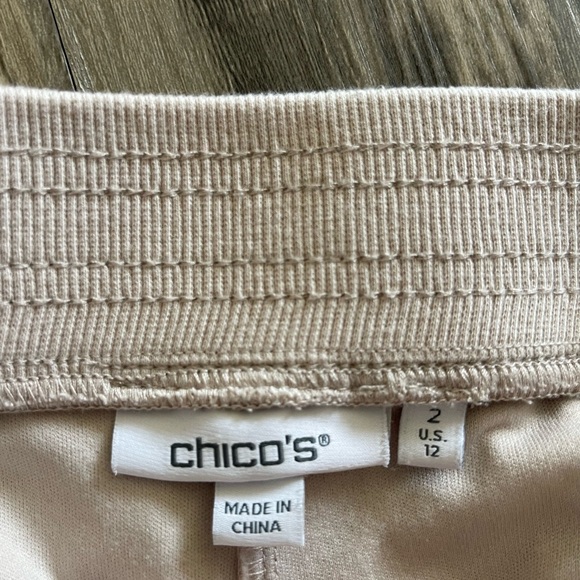 Chico’s Poplin Skort Khaki Size 2 - US 12 - Picture 4 of 4